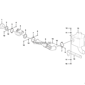 LGMG Mine Truck Mine Truck - Exhaust system - A0100-2701010763