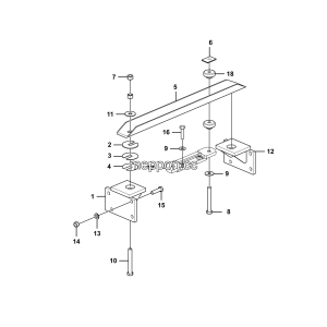 LGMG MT60D Mine Truck - Transmission support assembly - A0100-2701011561