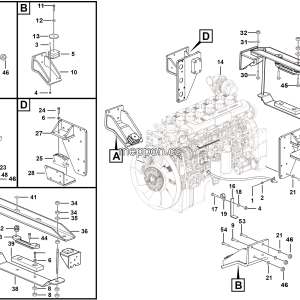LGMG MT86L Mine Truck - Engine assembly - A0100-2701011880