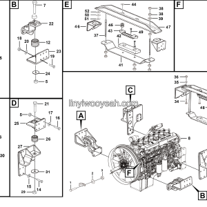 LGMG Off-Highway Dump Truck 2021 - Engine assy - A0100-2701012587.S1A