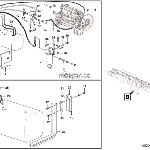 LGMG Off-Highway Dump Truck 2022 - Fuel tank assy - A0100-2702010569.S1A-G1