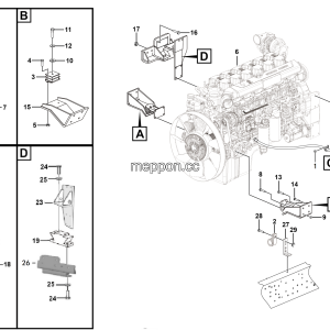 LGMG Off-Highway Dump Truck 2022 - Engine assy - A0101-2701011566.S1C1