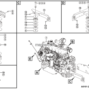 LGMG AT40 2025 - Engine installation - A0101-2701013977.S1B
