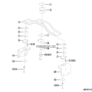 LGMG MT50 2025 - Transmission mounting installation - A0101-27010141781.S1A