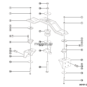 LGMG MT50 2025 - Transmission mounting installation - A0101-2701014202.S1A