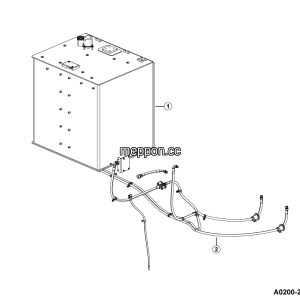 LGMG Hydraulic excavator 2025 - Fuel supply system - A0200-2602010441.S1A