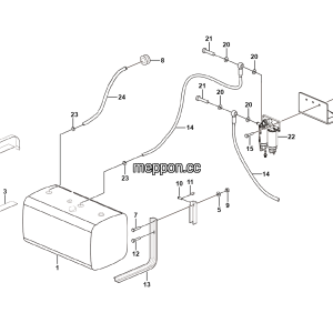 LGMG Off-Highway Dump Truck 2022 - Fuel tank assy - A0201-2702010725.S1A-G1
