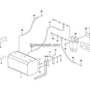 LGMG Off-Highway Dump Truck 2022 - Fuel tank assy - A0201-2702010727.S1A
