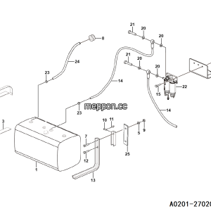 LGMG Off-Highway Dump Truck 2023 - Fuel tank assy - A0201-2702010729.S1A-G1