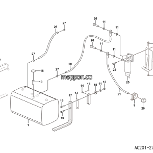 LGMG Off-Highway Dump Truck 2023 - Fuel tank assy - A0201-2702010749.S1A