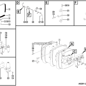 LGMG MT106H 2025 - Fuel tank assy - A0201-2702011955.S1A
