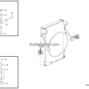 LGMG Off-Highway Dump Truck 2020 - Radiator support assy - A0300-2703010998