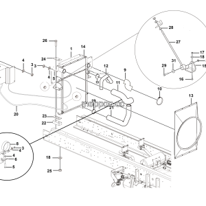 LGMG MT95H Mine Truck - Radiator assembly - A0300-2703011505