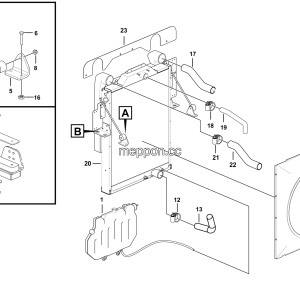 LGMG MT85 Mine Truck - Radiator assy - A0300-2703011592