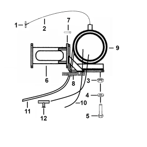 LGMG Off-Highway Dump Truck 2022 - Plumbing heating assy - A0300-2703012205