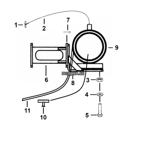 LGMG Off-Highway Dump Truck 2022 - Plumbing heating assy - A0300-2703014036