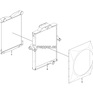 LGMG Mine Truck Mine Truck - Water radiator - A0300-4110001094