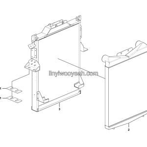LGMG MT86D Mine Truck - Radiator assy - A0300-4110001737