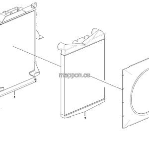 LGMG CMT96 Mine Truck - Radiator assembly - A0300-4110001940