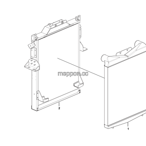 LGMG MT95H Mine Truck - Radiator assy - A0300-4110702339