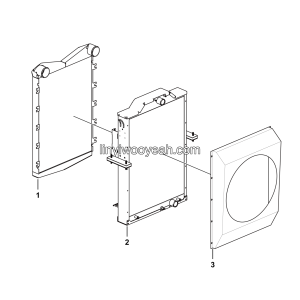 LGMG MT50 Mine Truck - Radiator assy - A0300-4190001539