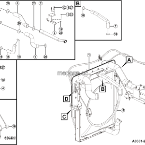 LGMG MT86H 2025 - Radiator assy - A0301-2703010958.S1D