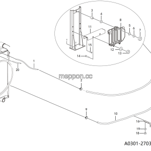 LGMG Off-Highway Dump Truck 2022 - Expansion water tank assy - A0301-2703012886.S1A