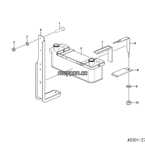 LGMG Off-Highway Dump Truck 2022 - Oil Radiator installation assy - A0301-2703013626.S1A