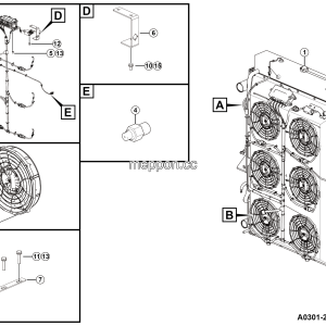 LGMG Mine Truck 2026 - Engine cooling delivered assembled - A0301-2703017634.S1A