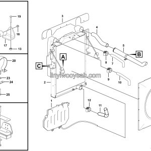 LGMG MT86D Mine Truck - Radiator assy - A0302-2703010958