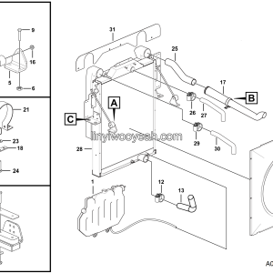LGMG Off-Highway Dump Truck 2020 - Radiator assy - A0305-2703010958