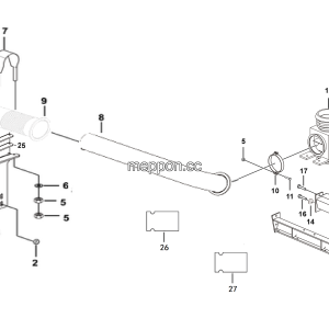 LGMG Off-Highway Dump Truck 2022 - Exhaust and heating system assy - A0400-2724010594