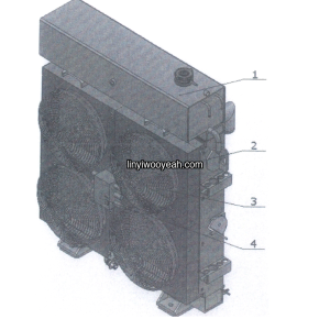 LGMG Off-Highway Dump Truck 2024 - Radiator assembly M9116912 - A0700-4110706729