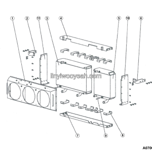 LGMG RTH136 2025 - Radiator assy lg-2765-01 - A0700-4110707960