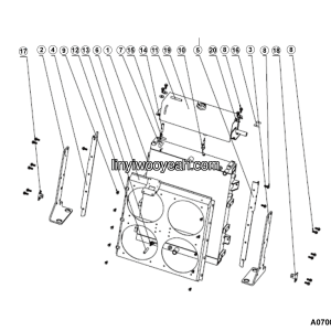 LGMG CMT106H 2025 - Low temperature radiator lg-tms-48 - A0700-4190710596