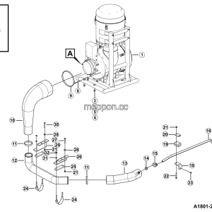 LGMG Off-Highway Dump Truck 2024 - Air filter installation - A1801-2718011414.S1A-G1