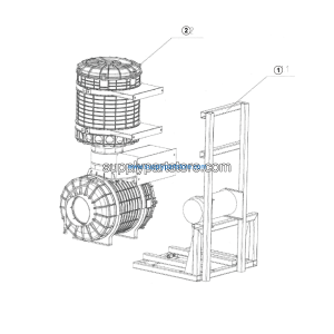 LGMG MT106H 2025 - Maintenance-free air filter assy 2600 - A1900-4190712989