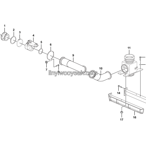 LGMG MT86H 2025 - Exhaust and heating system assy - A2400-2724010257