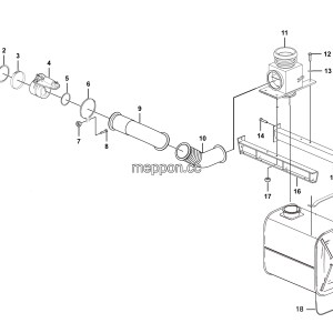 LGMG Off-Highway Dump Truck 2023 - Exhaust and heating system assy - A2400-2724010768.S1A