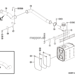 LGMG CMT96A 2025 - Exhaust & heating sys - A2401-2724011454.S1B