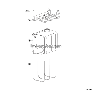 LGMG RTH100 2025 - Muffler installation lg24-xyq-01 - A2401-4190711492