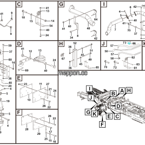 LGMG Off-Highway Dump Truck 2023 - Exhaust and heating system assy - A2402-2724010881
