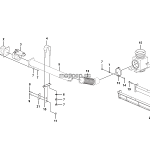 LGMG Mine Truck Mine Truck - Exhaust and heating system - A2403-2724010189