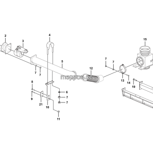 LGMG MT86H Mine Truck - Exhaust system assy - A2406-2724010189