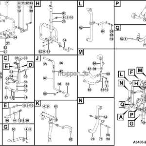 LGMG Mine Truck 2026 - Integrated thermal mgnt lines assy - A6400-2764001021.S1B