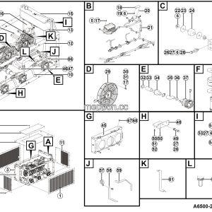 LGMG RTH100 2025 - Motor and controller thermal mgnt delivered assembled - A6500-2765000545.S1B