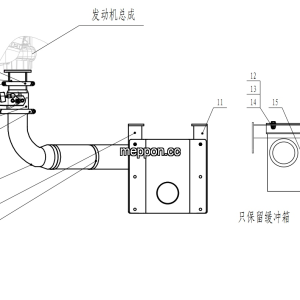 LGMG MT80C Mine Truck - Exhaust system - A9-2701010763