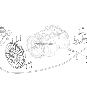 LGMG MT60 Mine Truck - Clutch assy - B0400-2704010174