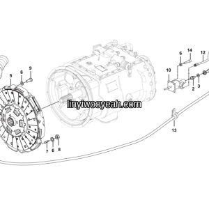 LGMG Off-Highway Dump Truck 2023 - Clutch assy 430 - B0400-2704010275