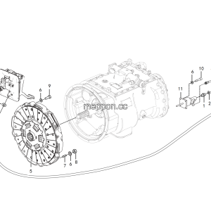 LGMG Off-Highway Dump Truck 2022 - Clutch assy（2500Nm） - B0402-2704010276